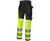 Reflexní strečové kalhoty Bennon EREBOS class1 Hi-VIS, černé