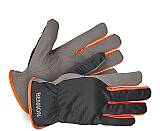 PM! Pracovní ochranné rukavice Bennon CARPOS GLOVES, šedo-oranžové