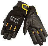 Zimní pracovní ochranné rukavice KALYTOS WTR GLOVES, černo-žluté