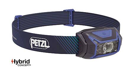 Dobíjecí čelová svítilna Petzl ACTIK CORE 2022, modrá