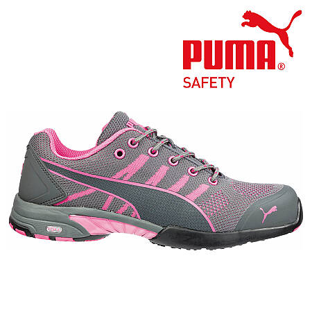 Dámská bezpečnostní polobotka PUMA Celerity Knit Pink Low S1