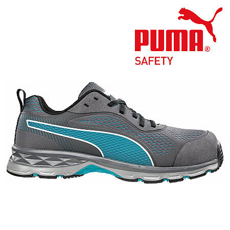 Dámská bezpečnostní polobotka PUMA Fuse Knit Blue WNS Low S1P ESD