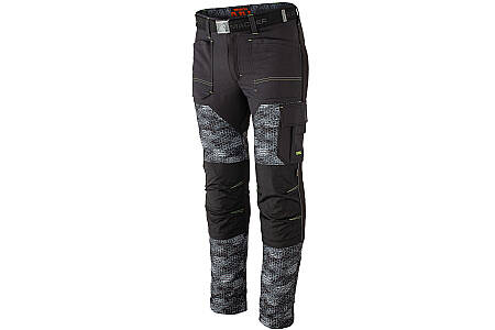 Pracovní kalhoty PREDATOR TROUSERS, černá/šedá