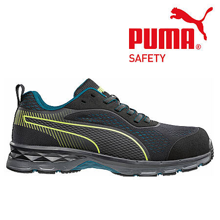 Dámská bezpečnostní polobotka PUMA Fuse Knit Black WNS Low S1P ESD