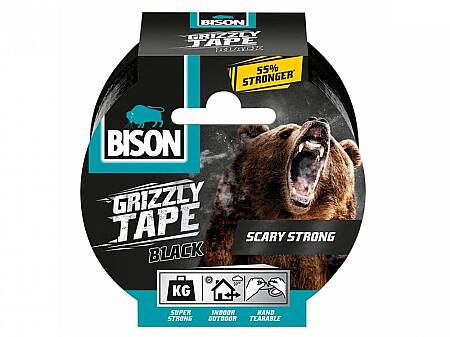 Lepicí páska BISON GRIZZLY TAPE 10 m černá